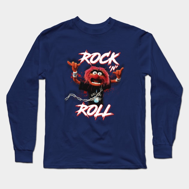 Muppets Rock Long Sleeve T-Shirt by Bananagreen